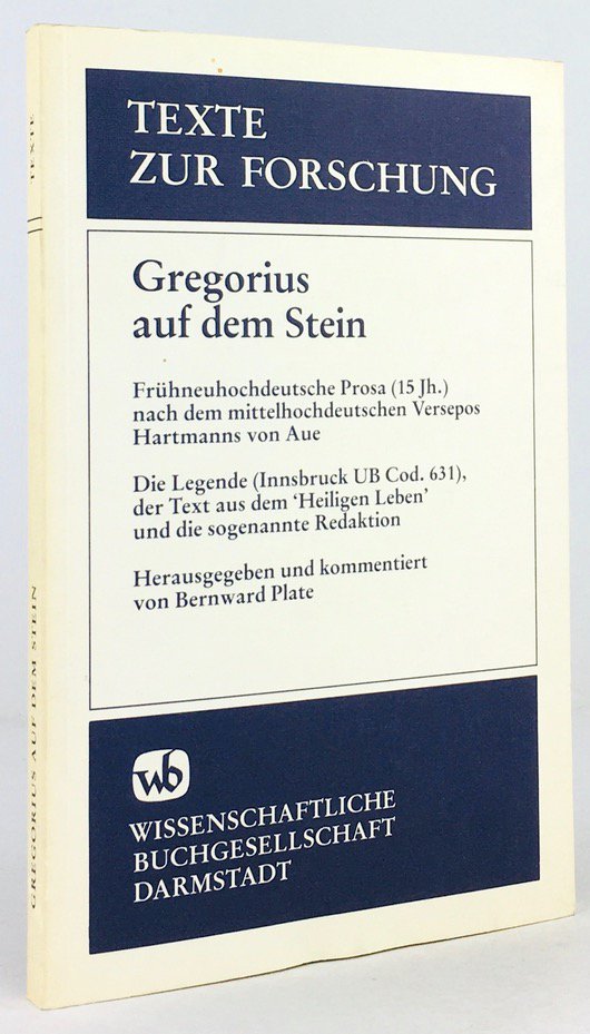 Abbildung von "Gregorius auf dem Stein. Frühneuhochdeutsche Prosa (15.Jh.) nach dem mittelhochdeutschen Versepos Hartmanns von Aue..."