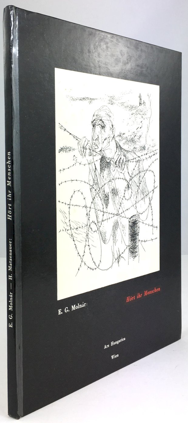 Abbildung von "Hört ihr Menschen. Gedichte der Angst. Deutsch von Tibor Simanyi. Zeichnungen: Hugo Matzenauer."