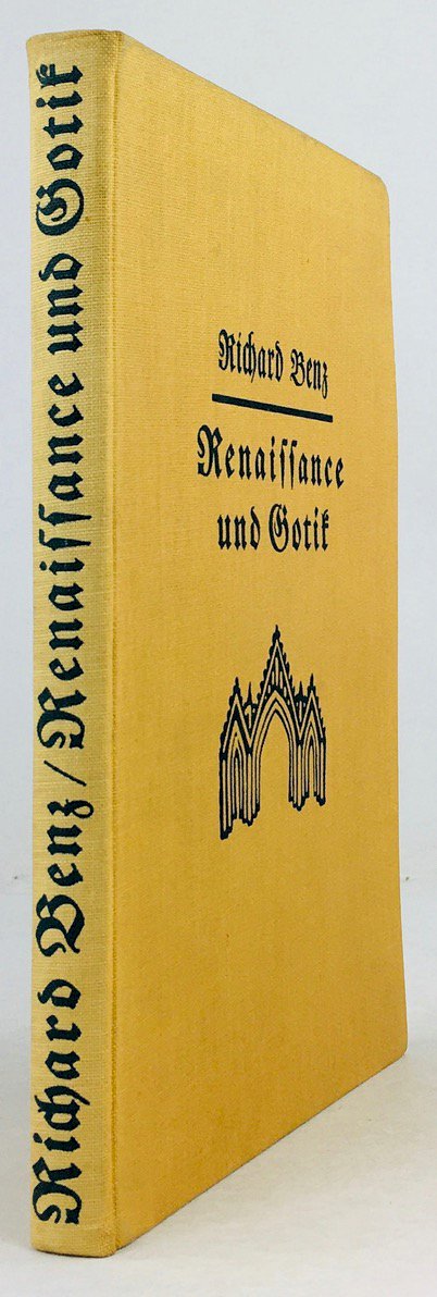 Abbildung von "Renaissance und Gotik. Grundfragen deutscher Art und Kunst."