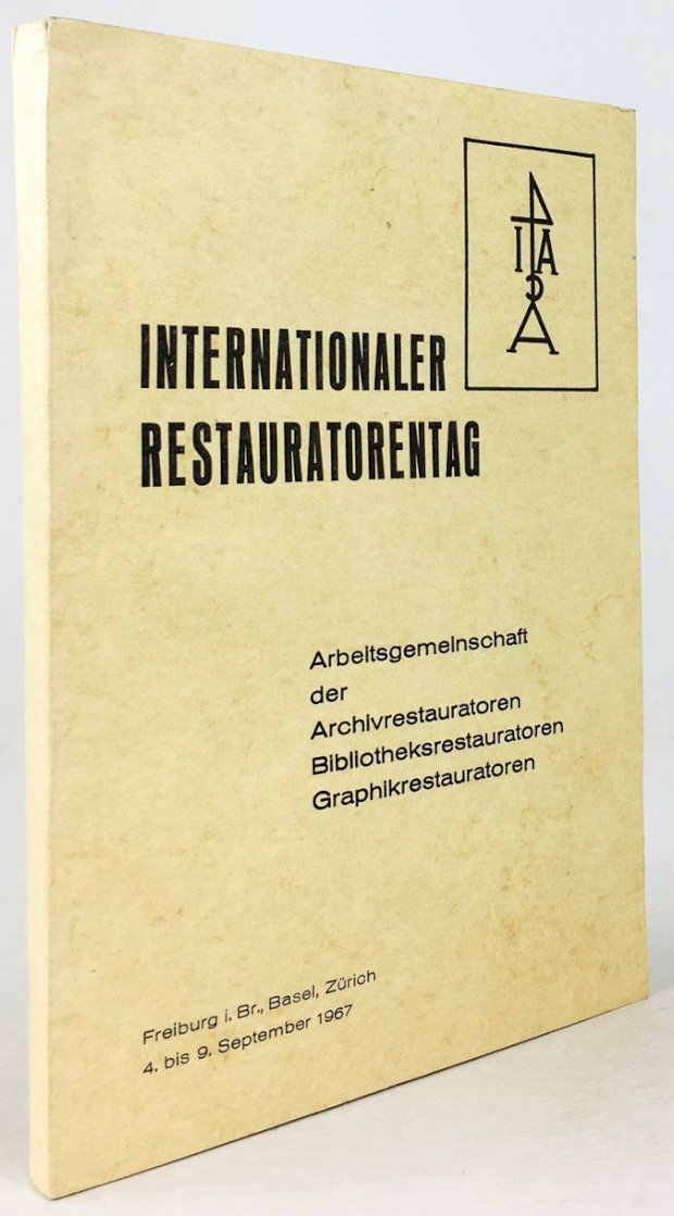 Abbildung von "Internationaler Restauratorentag. 4. bis 9. September 1967."
