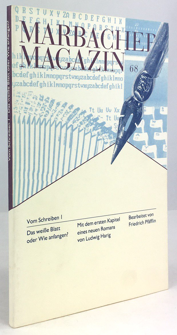 Abbildung von "Vom Schreiben I. Das weiße Blatt oder Wie anfangen ? Mit dem ersten Kapitel eines neuen Romans von Ludwig Harig."