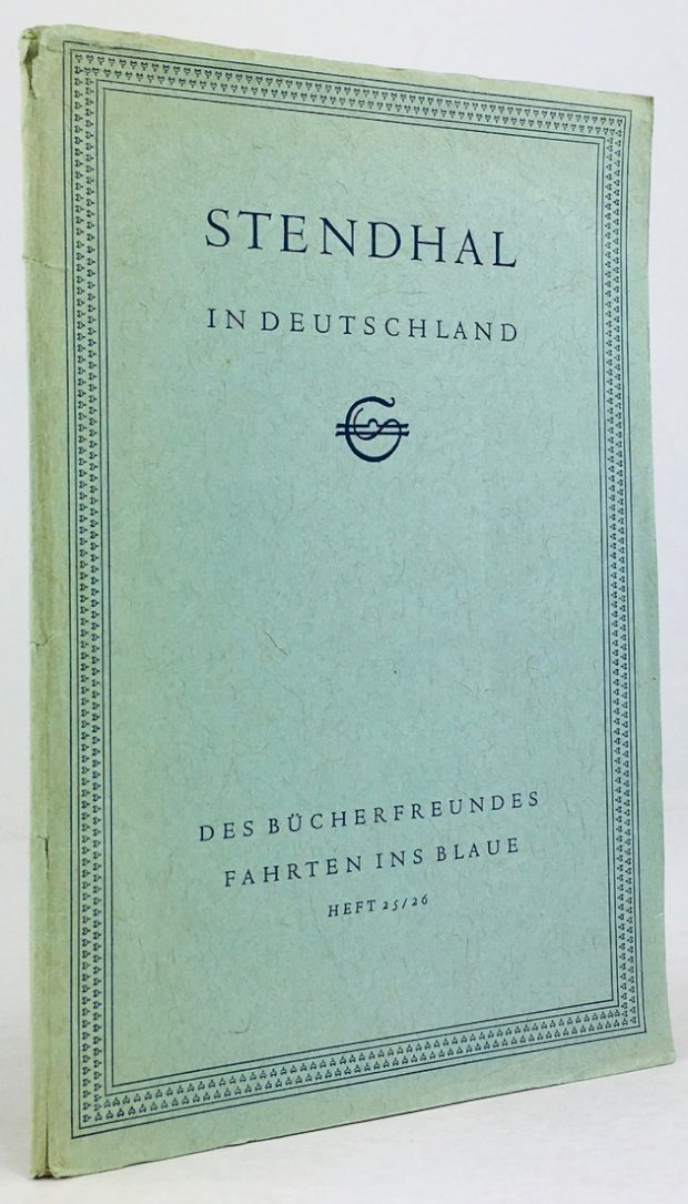 Abbildung von "Stendhal in Deutschland. Ein bibliographischer Versuch mit einer Einleitung und Anmerkungen."