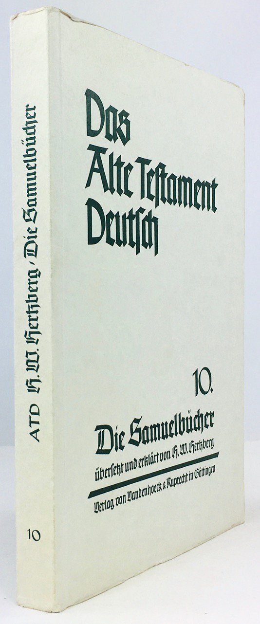 Abbildung von "Die Samuelbücher. Übersetzt und erklärt von Hans Wilhelm Hertzberg. 4. Auflage."