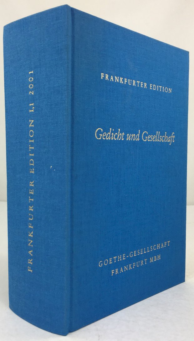 Abbildung von "Gedicht und Gesellschaft. Jahrbuch für das neue Gedicht. Mit einem Vorwort von Markus Hänsel-Hohenhausen."