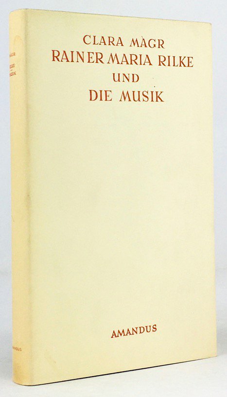 Abbildung von "Rainer Maria Rilke und die Musik."