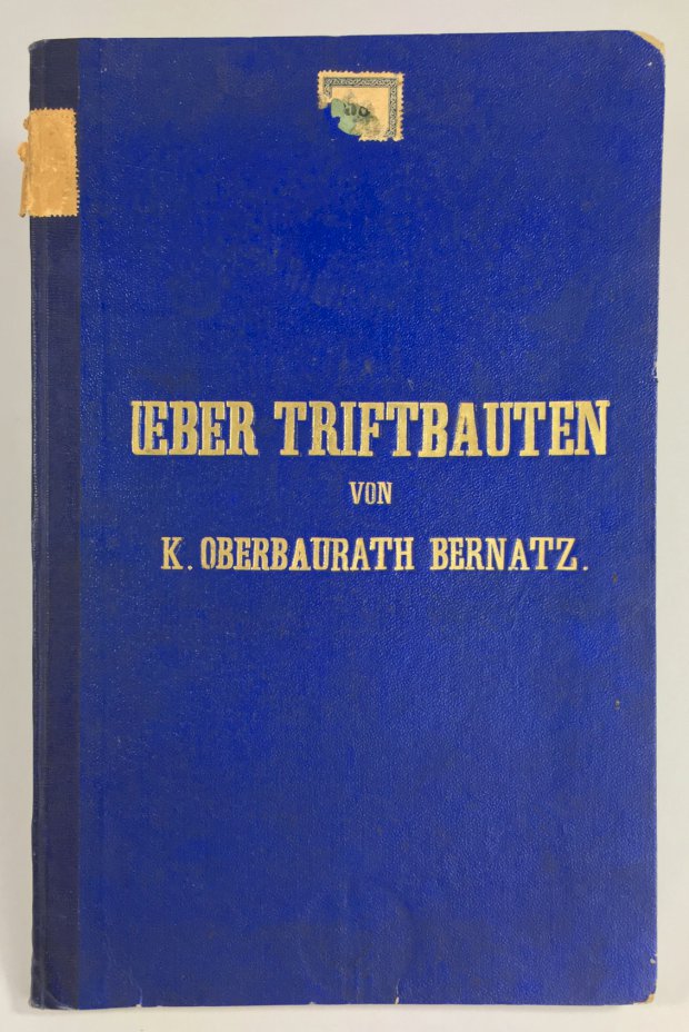 Abbildung von "Ueber Triftbauten. (Lithographiertes Manuskript + IX lithogr. Taf.)"
