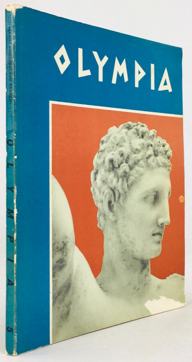 Abbildung von "Olympia. Wiedergabe des griechischen Textes. (Bilderklärungen in deutscher, englischer, französischer und deutscher Sprache.)"