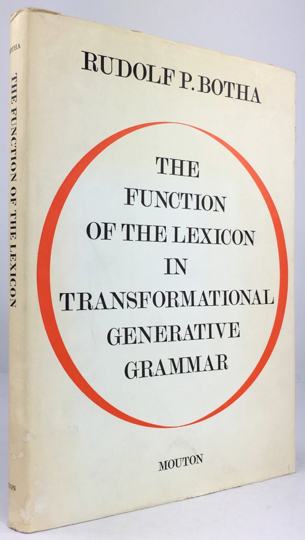 Abbildung von "The Function of the Lexicon in transformational generative Grammar."