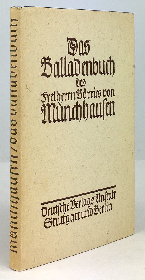 Abbildung von "Das Balladenbuch. 38. und 39. Tausend."
