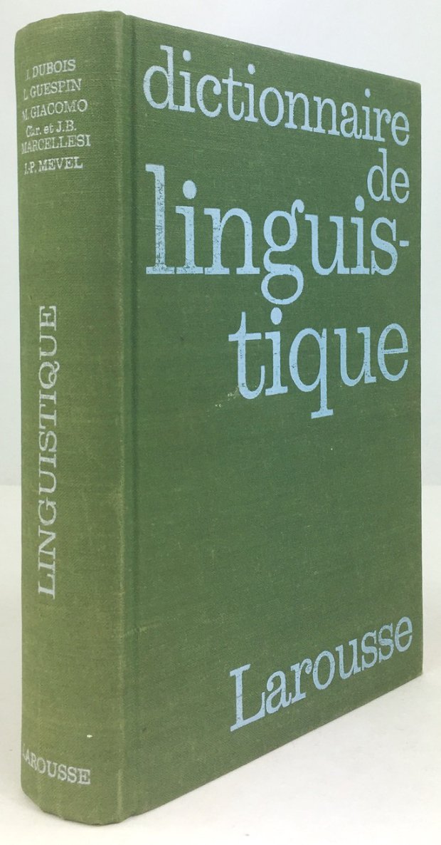 Abbildung von "Dictionnaire de Linguistique."