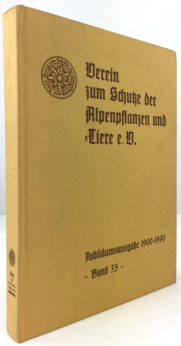 Abbildung von "Jahrbuch. 70 Jahre Verein zum Schutze der Alpenpflanzen und -Tiere 1900-1970. Rückblick und Ausblick..."