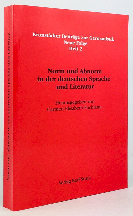 Abbildung von "Norm und Abnorm in der deutschen Sprache und Literatur."