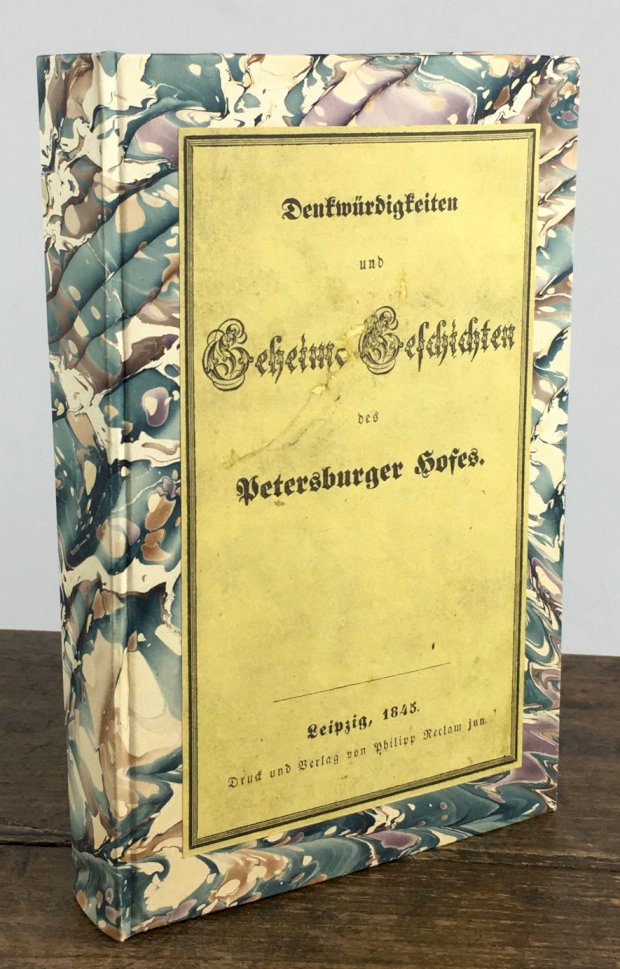 Abbildung von "Denkwürdigkeiten und Geheime Geschichten des Petersburger Hofes."