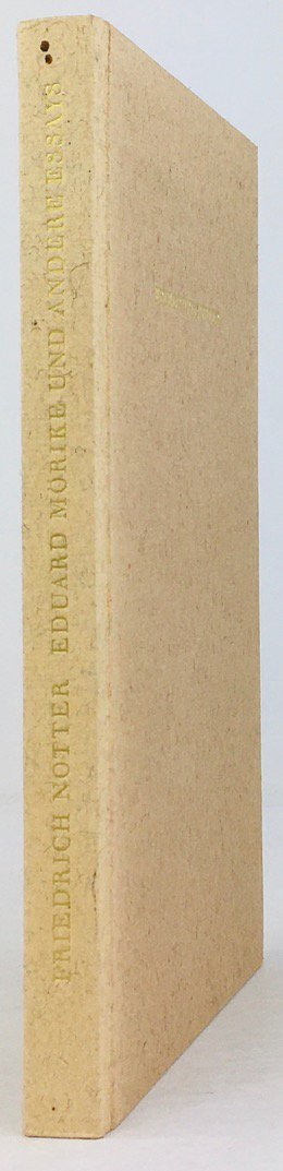 Abbildung von "Eduard Mörike und andere Essays. Herausgegeben von Walter Hagen."
