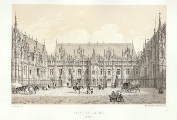 Abbildung von "Palais de Justice à Rouen."