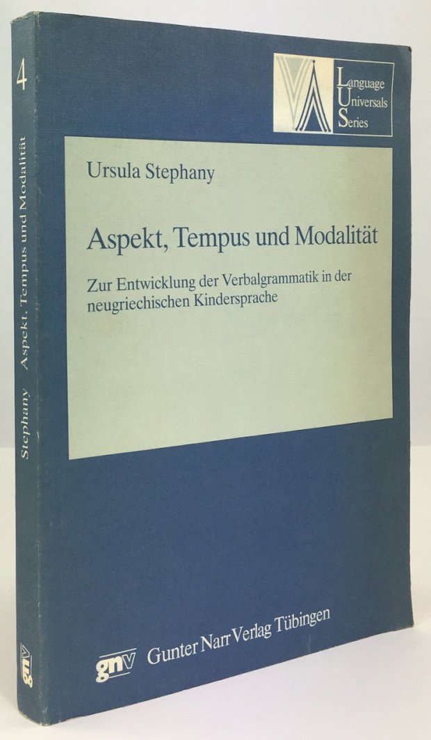 Abbildung von "Aspekt, Tempus und Modalität. Zur Entwicklung der Verbalgrammatik in der neugriechischen Kindersprache."
