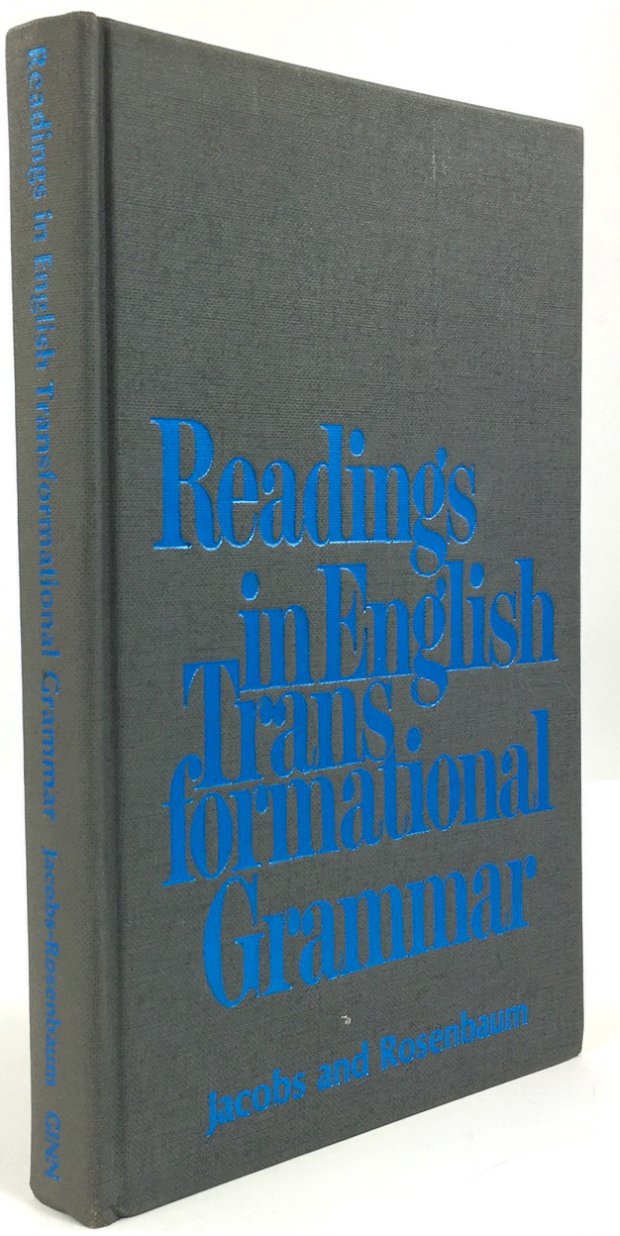 Abbildung von "Readings in English. Transformational Grammar."