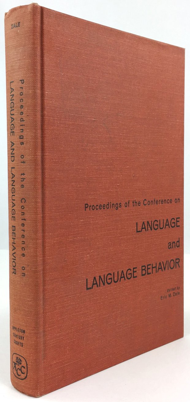 Abbildung von "Proceedings of the Conference on Language and Language Behavior."