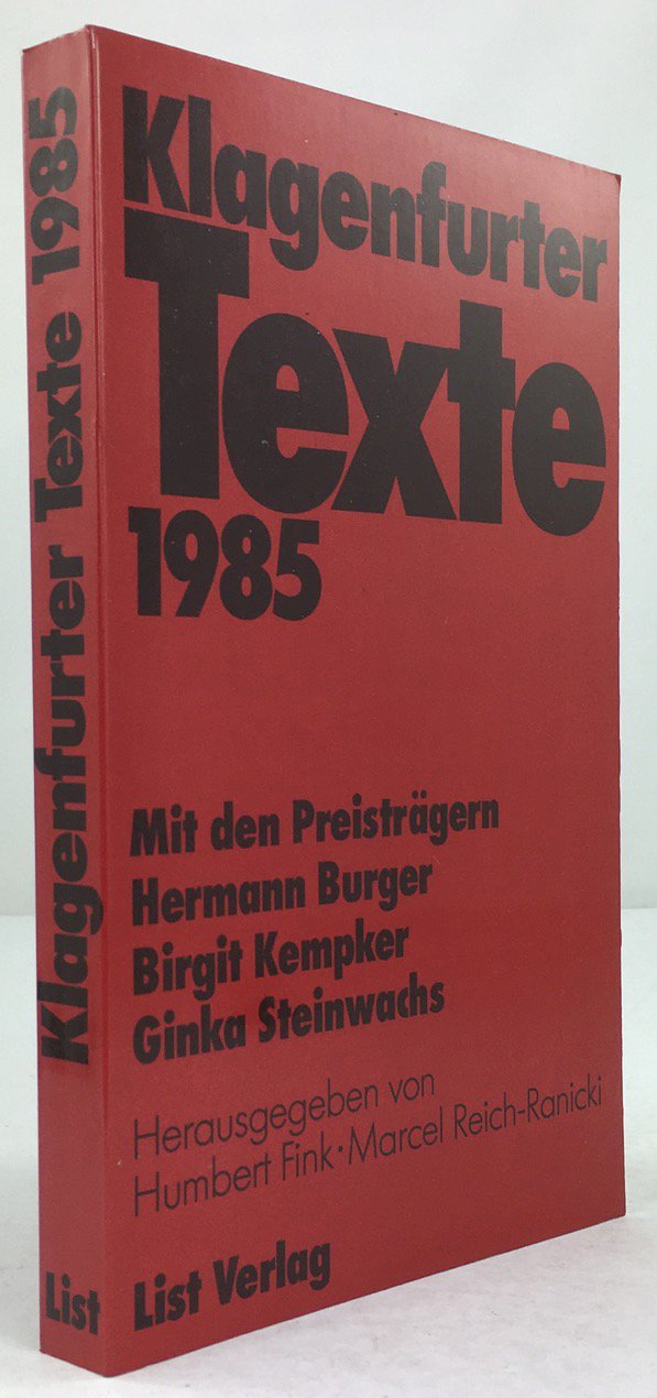 Abbildung von "Klagenfurter Texte zum Ingeborg - Bachmann - Preis 1985."
