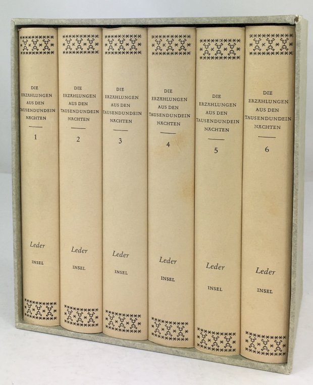 Abbildung von "Die Erzählungen aus den Tausendundein Nächten. Vollständige deutsche Ausgabe in sechs Bänden..."