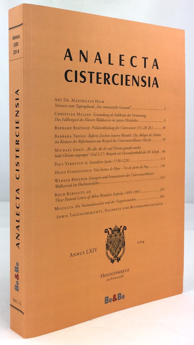 Abbildung von "Analecta Cisterciensia. Annus LXIV. 2014."