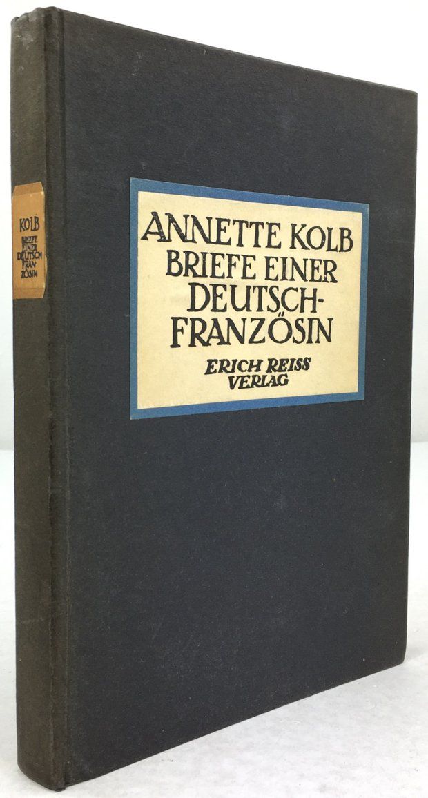 Abbildung von "Briefe einer Deutsch-Französin."