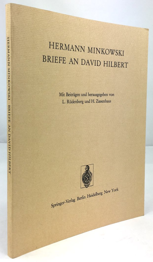 Abbildung von "Hermann Minkowski - Briefe an David Hilbert. Mit 43 Abbildungen..."