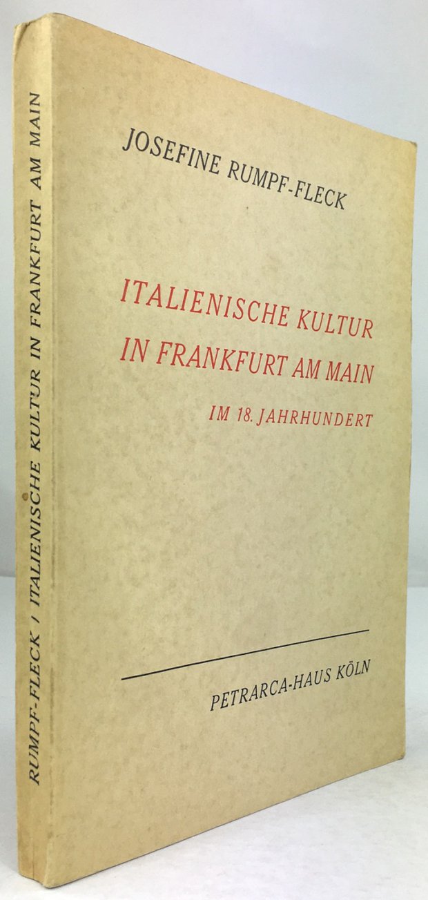 Abbildung von "Italienische Kultur in Frankfurt am Main im 18. Jahrhundert."