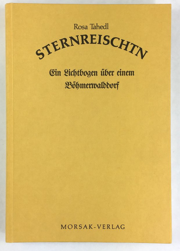 Abbildung von "Sternreischtn - ein Lichtbogen über einem Böhmerwalddorf."