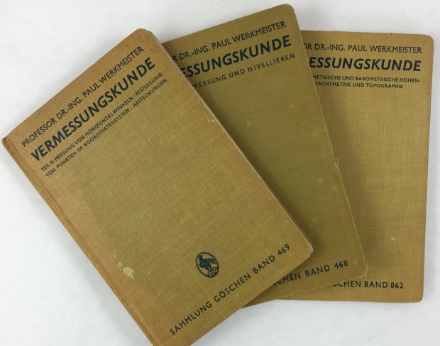 Abbildung von "Vermessungskunde (3 Bände, Mischauflage). Teil I: Stückmessung und Nivellieren. Mit 145 Figuren..."