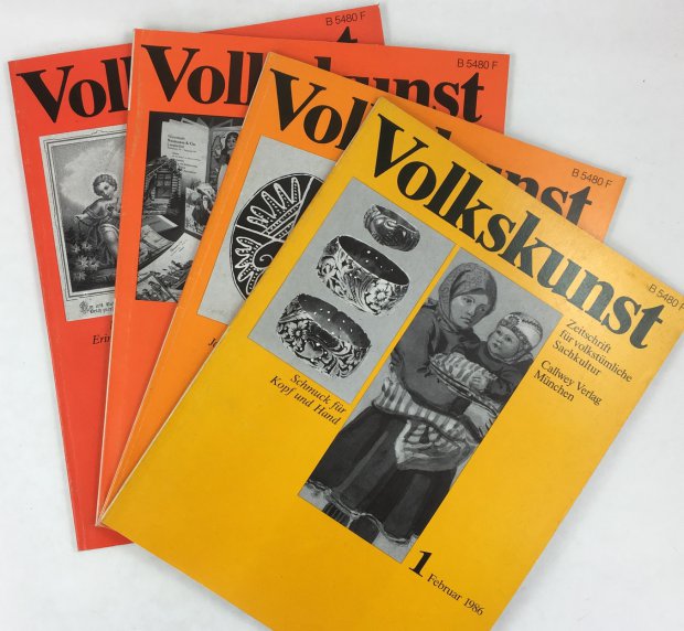 Abbildung von "Volkskunst. Zeitschrift für volkstümliche Sachkultur. Jahrgang 1986, Heft 1 - 4 (m..."