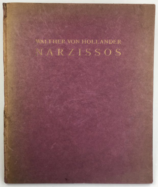 Abbildung von "Narzissos. Eine Legende vom Mann. Mit  4 Original-Lithographien von Otto Linnekogel."