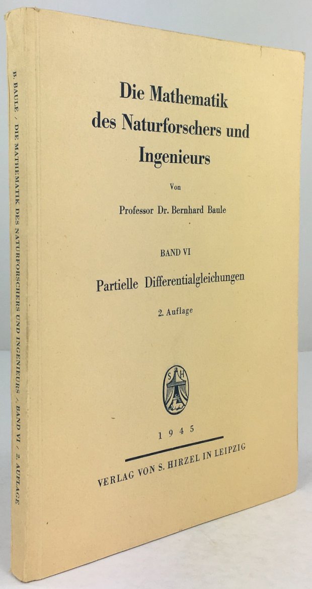 Abbildung von "Die Mathematik des Naturforschers und Ingenieurs. Band VI : Partielle Differentialgleichungen..."