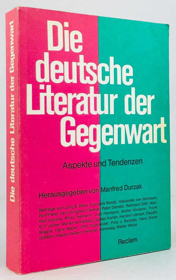 Abbildung von "Die deutsche Literatur der Gegenwart. Aspekte und Tendenzen. "