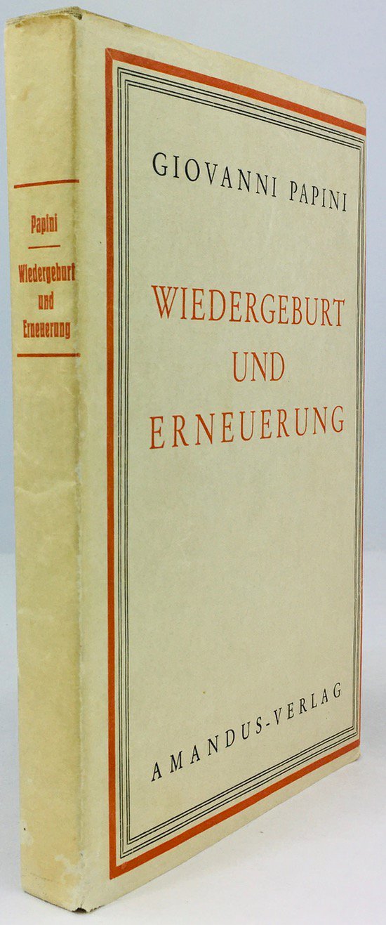 Abbildung von "Wiedergeburt und Erneuerung. Übersetzt von Hanns von Winter und Hermen von Kleeborn. "