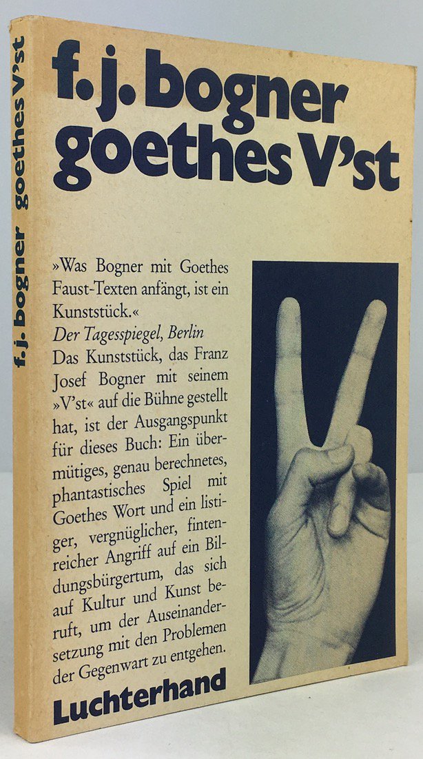 Abbildung von "Goethes V'st. "