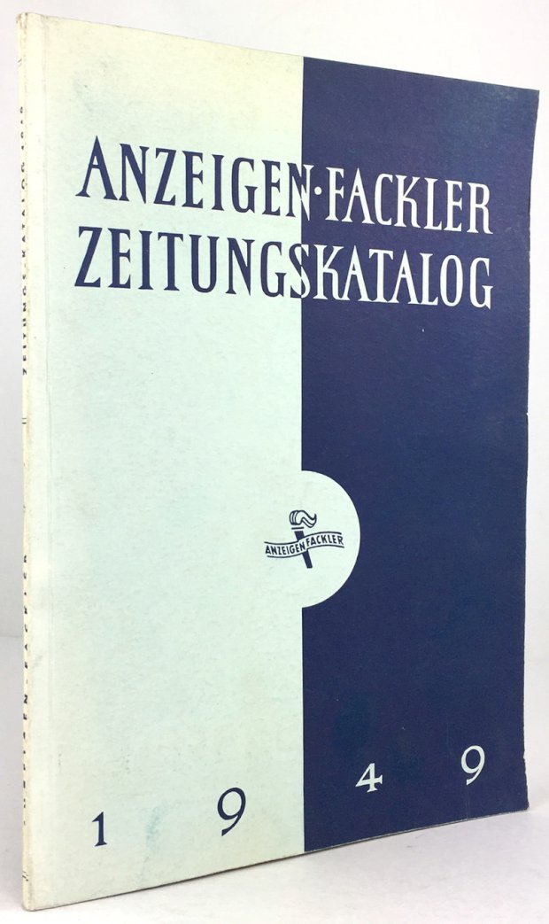 Abbildung von "Zeitungs-Katalog 1949. Zusammengestellt unter Mitwirkung des Zeitungswissenschaftlichen Instituts der Universität München..."