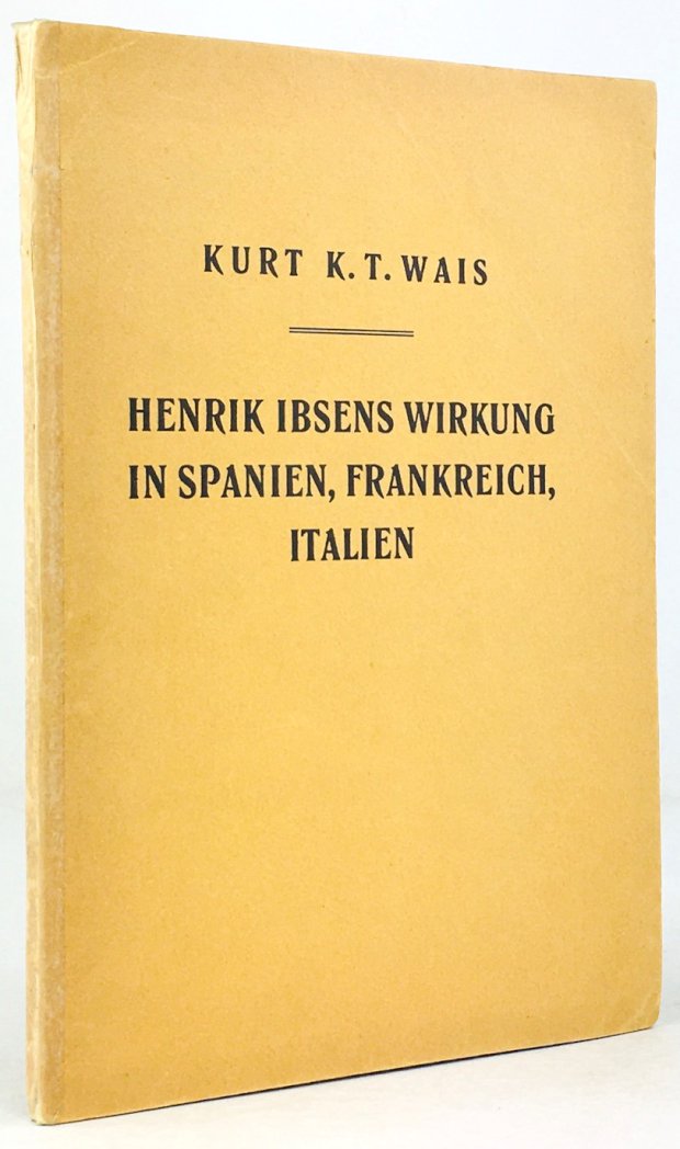 Abbildung von "Henrik Ibsens Wirkung in Spanien, Frankreich, Italien. "