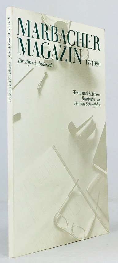 Abbildung von "> Texte und Zeichen < (Für Alfred Andersch)."