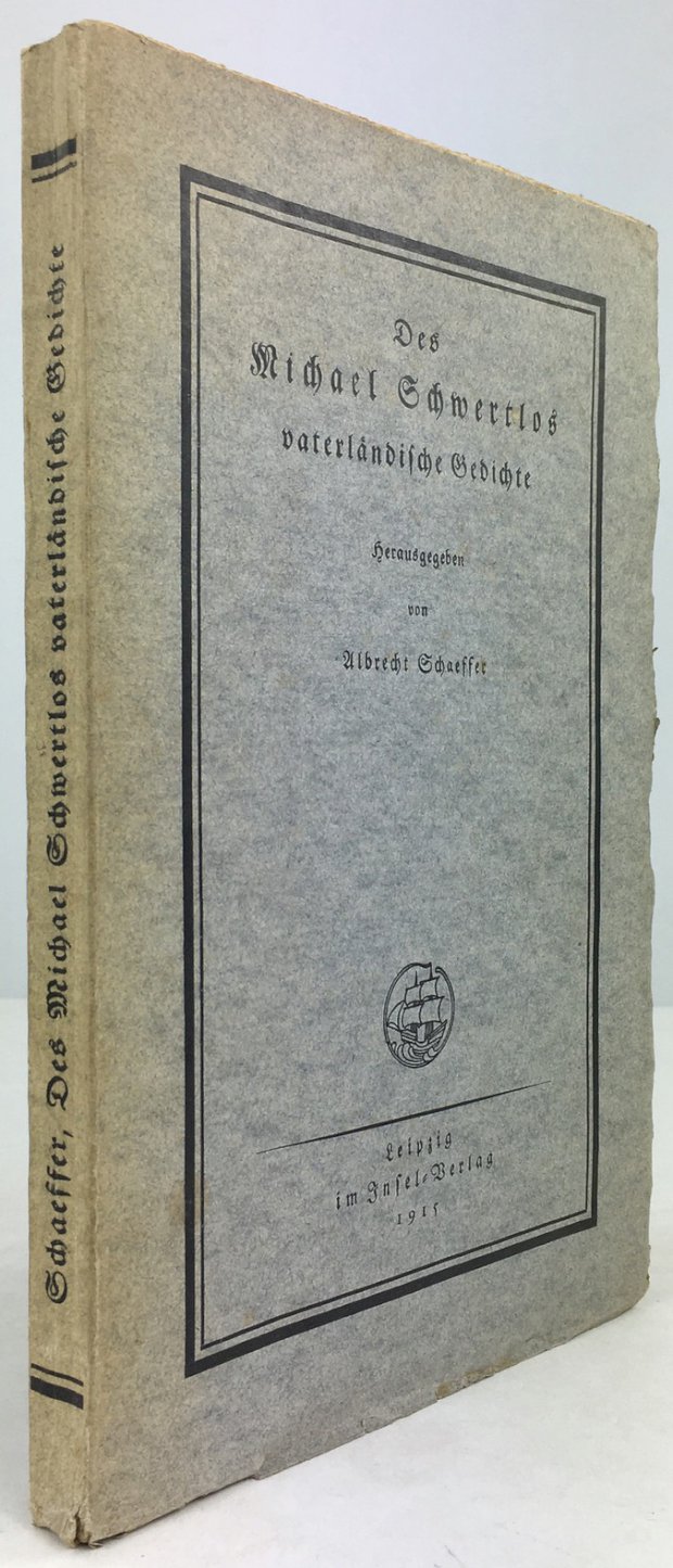 Abbildung von "Michael Schwertlos vaterländische Geschichte. Herausgegeben von Albrecht Schaeffer."