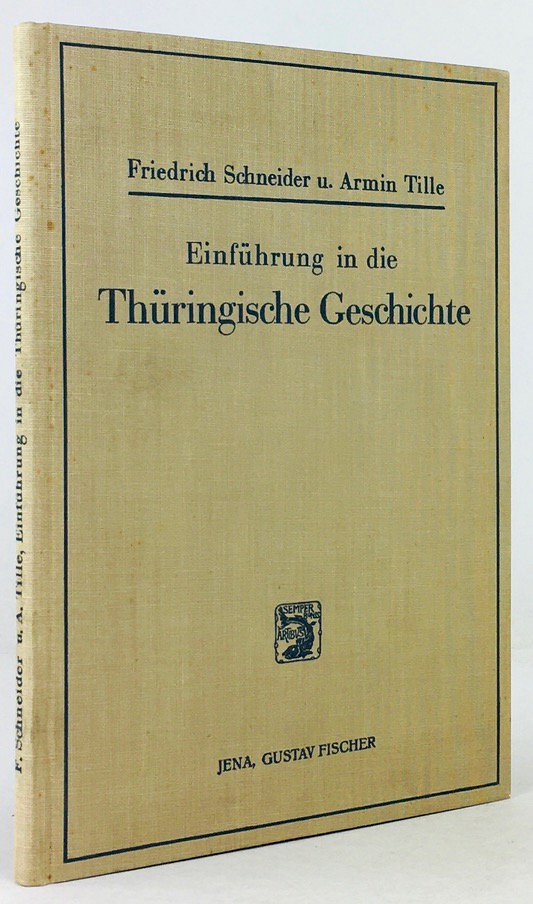 Abbildung von "EinfÃ¼hrung in die ThÃ¼ringische Geschichte. "