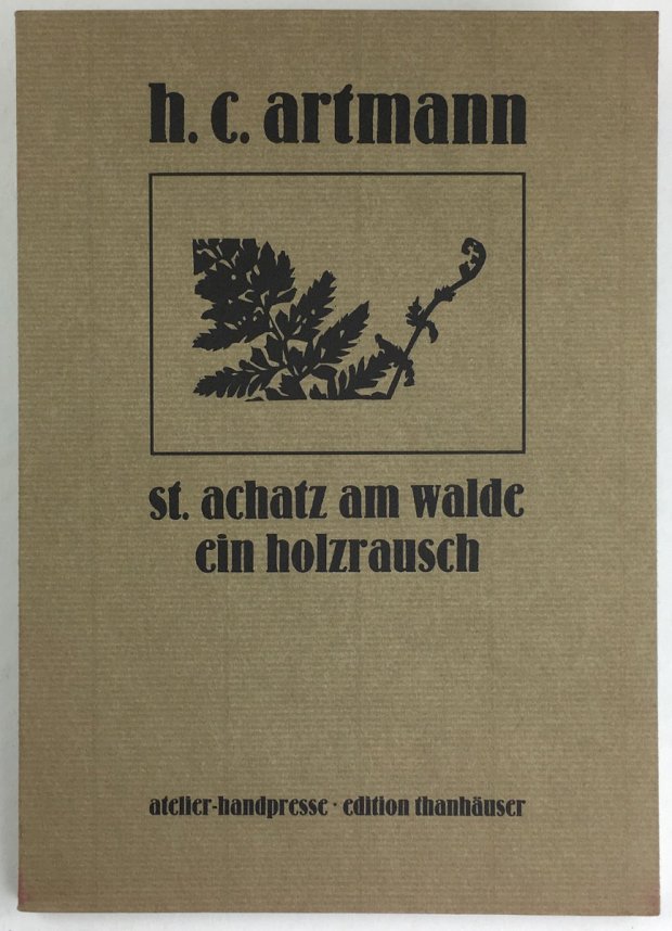 Abbildung von "st. achatz am walde. ein holzrausch. holzschnitte : christian thanhäuser."