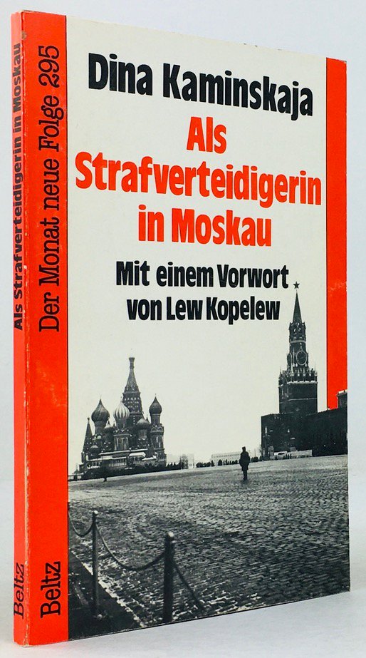 Abbildung von "Als Strafverteidigerin in Moskau. Mit einem Vorwort von Lew Kopelew..."