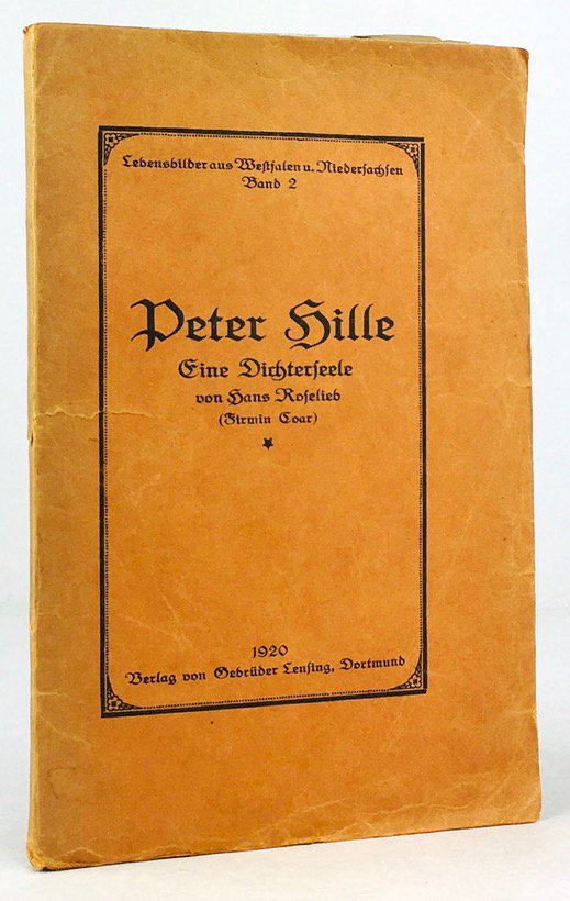 Abbildung von "Peter Hille. Eine Dichterseele."
