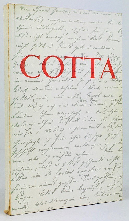 Abbildung von "Cotta. Dokumente - Handschriften - Bücher - aus drei Jahrhunderten..."