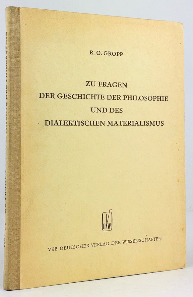 Abbildung von "Zu Fragen der Geschichte der Philosophie und des Dialektischen Materialismus..."