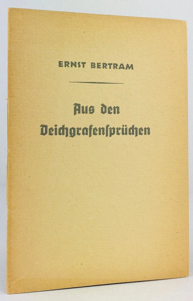 Abbildung von "Aus den Deichgrafensprüchen (1940/41)."