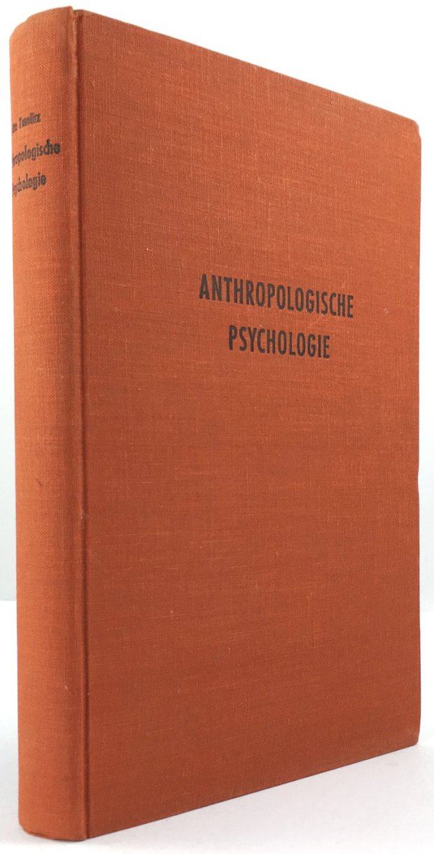 Abbildung von "Anthropologische Psychologie. Zweite, neubearbeitete Auflage."