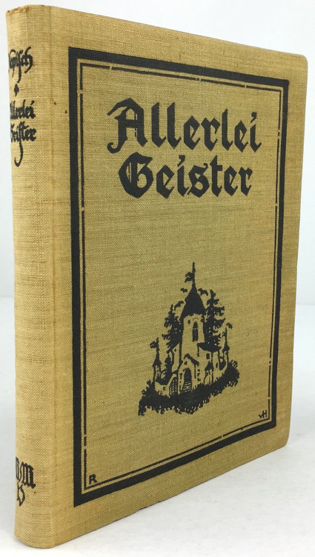 Abbildung von "Allerlei Geister. Gedichte und Erzählungen. Ausgewählt von Leo Greiner. Zeichnungen von Rolf von Hoerschelmann."