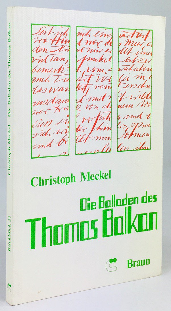Abbildung von "Die Balladen des Thomas Balkan."